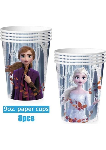 Bileklik-8pcs 3 Katmanlı Cupcake Standı Kek Dekorasyon Süsler Anna Elsa Prenses Çocuk Doğum Günü Partisi Bebek Duş Için Yeni Dondurulmuş 2 Parti Malzemeleri (Yurt Dışından) indirimleri