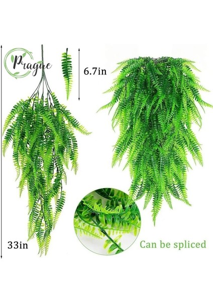 1 Adet 90 cm Farsça Eğreltiotu Yaprakları Sarmaşık Odası Dekor Asılı Yapay Bitki Plastik Yaprak Çim Düğün Parti Duvar Balkon Dekorasyon (Yurt Dışından) modelleri