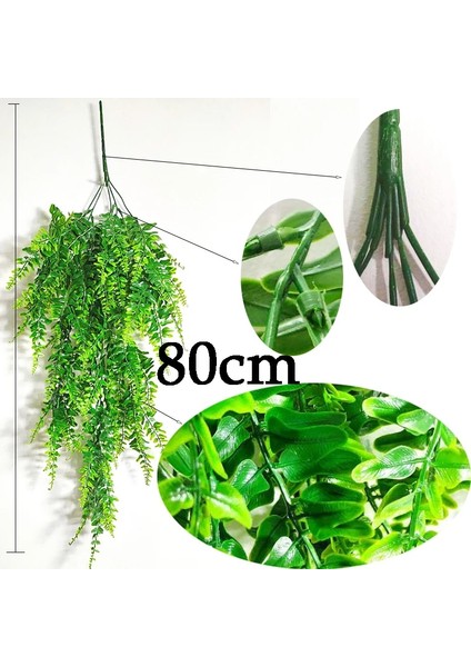 Stil 1 Yapay Bitki Sarmaşıklar Duvar Asılı Rattan Yapraklar Dalları Açık Bahçe Ev Dekorasyon Plastik Sahte Ipek Yaprak Yeşil Bitki Sarmaşık (Yurt Dışından)