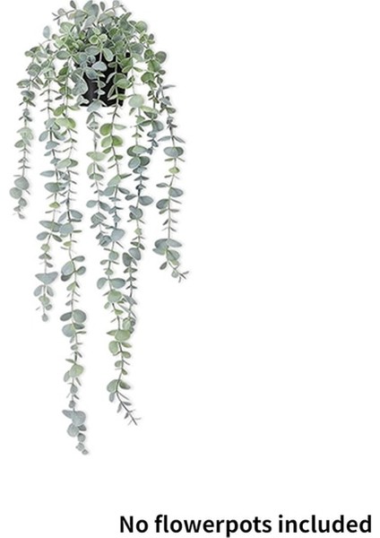 Okaliptüs Grisi 35-40 cm Yapay Okaliptüs Rattan Sahte Asılı Bitki Saksı Yeşil Bitki Duvar Odası Ev Iç Raf Dekoru Için Uygun Mandala Vine (Yurt Dışından)