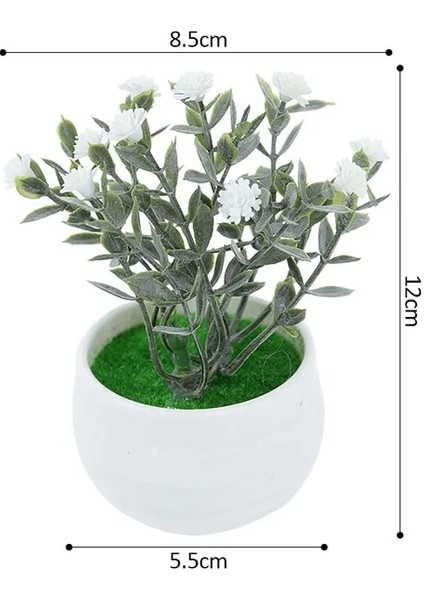 F05 1 Adet Mini Yapay Bitkiler Bonsai Sahte Çiçekler Aloe Masa Saksı Süsler Küçük Simüle Ağaç Pot Bitki Ev Dekorasyon El Sanatları (Yurt Dışından)