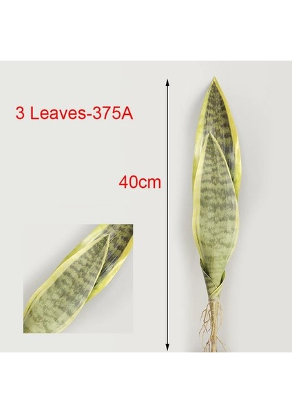 3 LEAF-375A Yapay Bitkiler Ev Bahçe Dekorasyonu Için Plastik Sansevieria Şubesi Dıy Bonsai Açık Sahte Bitkiler (Yurt Dışından)