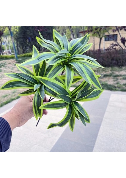 Mor Simülasyon Yeşil Bitki Plastik Zambak Dalları Yapraklar Sahte Çiçek Pot Olmadan Saksı Çalışması Masaüstü Dekorasyon Yapay Bitkiler (Yurt Dışından) modelleri