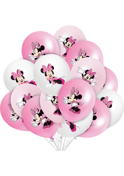 8 Adet Kaşık Disney Minnie Mouse Parti Malzemeleri Pembe Minnie Parti Balonları Kek Süslemeleri Bebek Duş Çocuk Doğum Günü Tek Kullanımlık Sofra Takımı (Yurt Dışından)