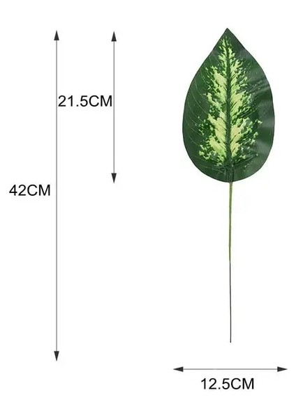 Wanlianqing Yapay Tropikal Monstera Kwai Palmiye Ağacı Yaprakları Ev Bahçe Dekorasyonu Sahte Bitkiler Fotoğraf Arka Plan Plante Artificielle (Yurt Dışından)