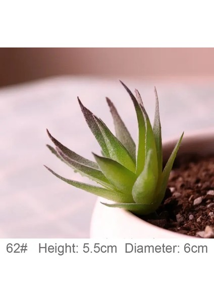 Fg Feizhouluhui Yapay Succulents Bitkiler Beyaz Pembe Yeşil Plastik Sahte Bitkiler Peyzaj Bonsai Plantas Artificiales Ev Bahçe Dekorasyonu (Yurt Dışından)