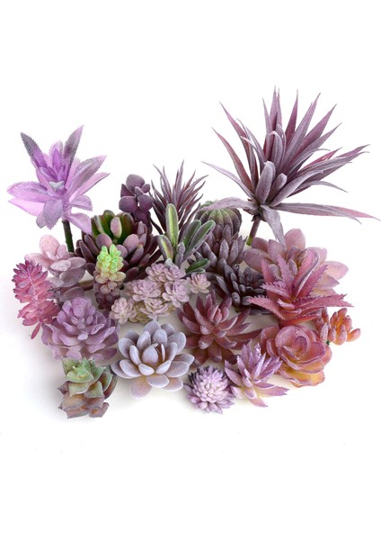Fp Mini Lingjiaocao 39 Stilleri Mor Akın Yapay Succulents Bitkiler Ev Bahçe Dekorasyonu Dıy Bitkiler Duvar Çiçek Aranjmanı Sahte Bitkiler (Yurt Dışından)
