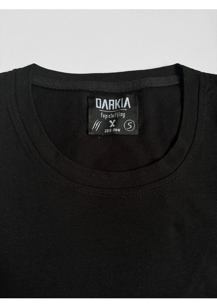 Karim Benzema Baskılı Bisiklet Yaka Normal Kalıp Siyah Tişört T-Shirt