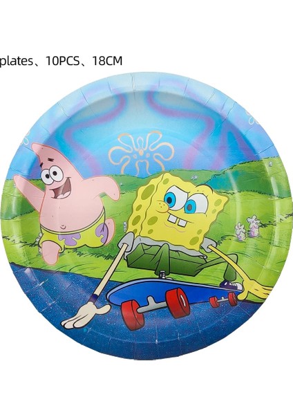 Hat-6pcs Ücretsiz Özelleştirme Sünger Bob Tema Arka Plan Parti Malzemeleri Doğum Günü Afiş Lateks Balon Dekorasyon Kek Topper Çocuk Oyuncakları (Yurt Dışından) indirimleri