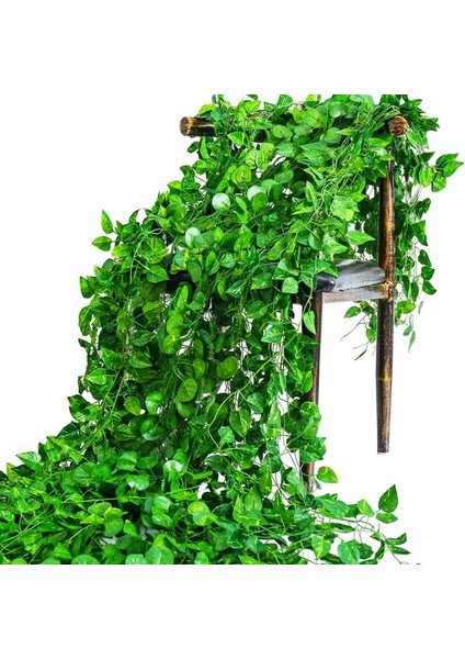 Stil 9 3 Adet 210 cm Plastik Yapay Bitki Asma Ev Bahçe Dekorasyonu Sahte Yapraklar Sarmaşık Yeşil Sarmaşık Yeşillik Çelenk Yatak Odası/ofis Için (Yurt Dışından)