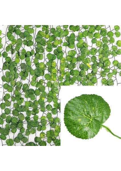 Begonia Yaprakları 3 Parça 1/2/3 Adet Sahte Sarmaşık Yaprakları Yapay Sarmaşık Yeşillik Çelenk Asılı Bitki Asma Düğün Duvar Parti Odası Için Estetik Şeyler Dekor (Yurt Dışından)
