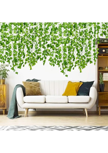 Begonia Yaprakları 3 Parça 1/2/3 Adet Sahte Sarmaşık Yaprakları Yapay Sarmaşık Yeşillik Çelenk Asılı Bitki Asma Düğün Duvar Parti Odası Için Estetik Şeyler Dekor (Yurt Dışından)