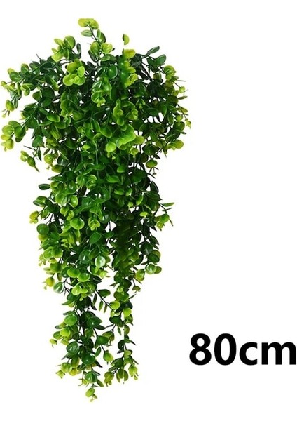 L-80 cm Yeşil Yapay Bitki Sarmaşıklar Duvar Asılı Rattan Açık Bahçe Düğün Ev Dekorasyon Aksesuarları Plastik Yapraklar Sahte Bitkiler (Yurt Dışından)