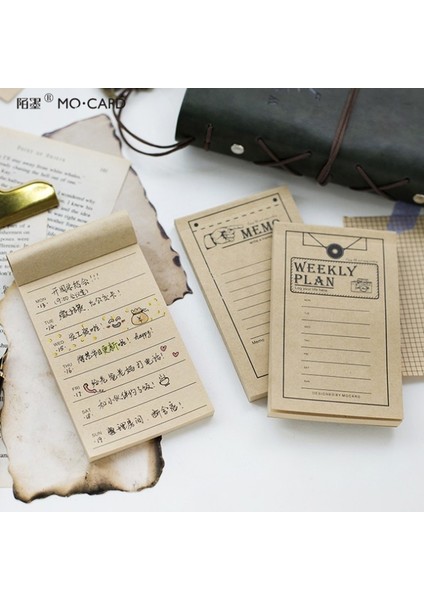 Cornell Notu Diğer 50 Adet/paket Vintage Kraft Kağıt Defter Notu Mesaj Gündem 2020 Planlayıcısı Organizatör Ev Dekorasyon Hedefleri Planlayıcısı Malzemeleri (Yurt Dışından)