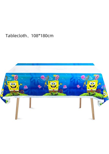 Invitationcard-6pcs Ücretsiz Özelleştirme Sünger Bob Tema Arka Plan Parti Malzemeleri Doğum Günü Banner Lateks Balon Dekorasyon Kek Topper Çocuk Oyuncakları (Yurt Dışından) fırsatları