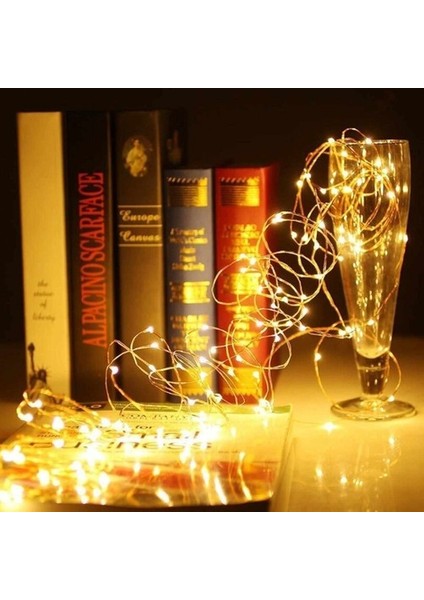 Peri LED Işık 10 Metre Gün Işığı Dekor Lambası 100 Ledli