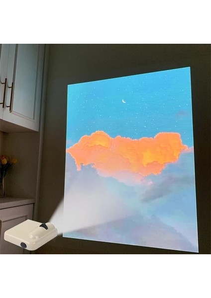 S16 Projeksiyon Lambası Ins Manzara Projeksiyon Lambası Windows Zemin Gün Batımı Projektör Işığı Doğum Günü Partisi Duvar Dekorasyonu Kızlar Fotoğraf Sahne 풍경 프로젝션 (Yurt Dışından)
