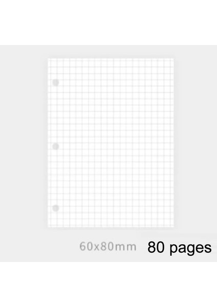 80 Sayfa Mini 3 Telli Defter Günlüğü El Kitabı Kırtasiye Defter ve Dergi Scrapbooking Şeffaf Pvc El Kitabı Ofis Malzemeleri (Yurt Dışından)
