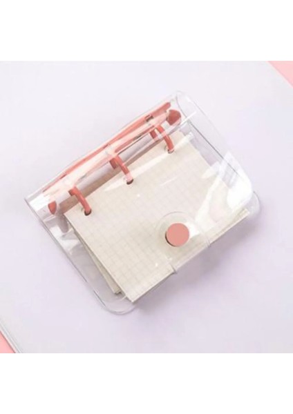 80 Sayfa Mini 3 Telli Defter Günlüğü El Kitabı Kırtasiye Defter ve Dergi Scrapbooking Şeffaf Pvc El Kitabı Ofis Malzemeleri (Yurt Dışından) indirimleri