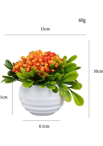27 Mini Yapay Çiçekler Bitkiler Bonsai Masa Süsü Küçük Simüle Ağaç Saksı Bitkileri Sahte Çiçekler Ofis Masası Saksı Süs Ev (Yurt Dışından)