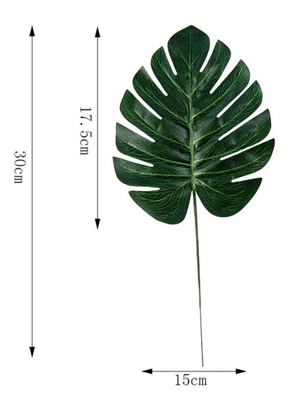 Küçük Monstera Koyu Tek Parça Monstera Yapay Bitkiler Plastik Tropikal Palmiye Ağacı Yaprakları Ev Bahçe Dekorasyonu Aksesuarları Fotoğraf Dekoratif (Yurt Dışından)