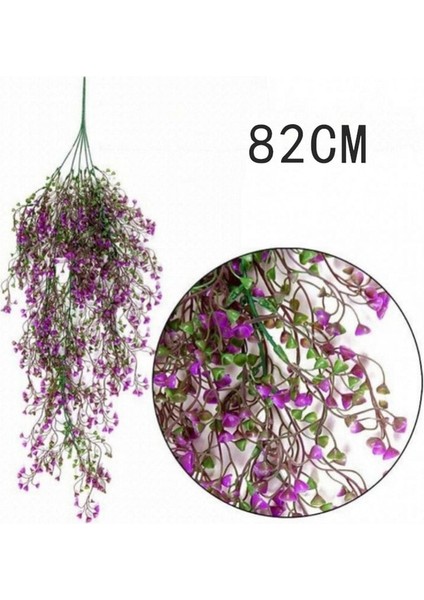 L Yapay Bitki Farsça Eğreltiotu Yaprakları Sarmaşık Odası Ev Bahçe Dekorasyonu Aksesuarları Düğün Parti Duvar Asılı Balkon Dekorasyon (Yurt Dışından)