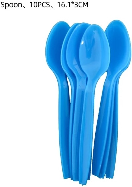 Kaşık-10 Adet Garten Banban Doğum Günü Partisi Dekorasyon Banban Balon Çocuklar Tek Kullanımlık Sofra Kek Topper Masa Örtüleri Bebek Duş Malzemeleri (Yurt Dışından)