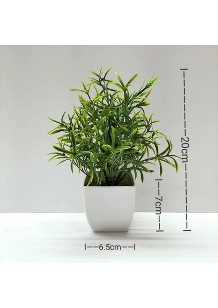 Stil 7 Yapay Bitkiler Lavanta Saksı Bonsai Yeşil Mini Ağaç Bitkiler Ev Bahçe Partisi Otel Dekor Için Sahte Çiçekler Saksı Süsler (Yurt Dışından)