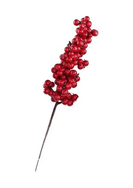 20-26 cm Kırmızı Berry Buket Yapay Suni Çam Kozalağı Çiçek Şube Noel Ağacı Dekorasyon Düğün Parti Dekor Şenlikli Malzemeleri (Yurt Dışından)