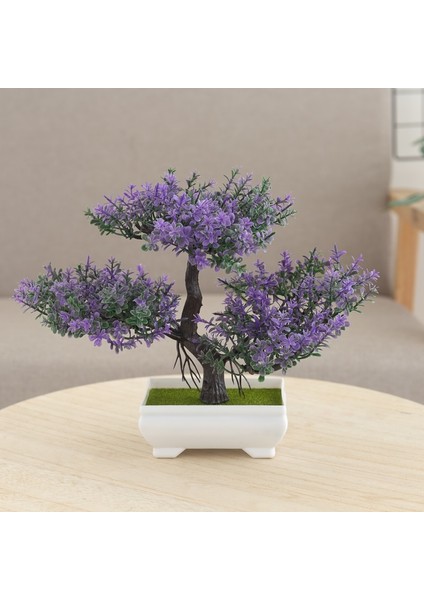 Mor Kırmızı Yapay Plastik Bitkiler Bonsai Küçük Ağaç Saksı Sahte Bitki Saksı Çiçek Ev Odası Masa Dekorasyon Bahçe Düzenleme Süsler (Yurt Dışından) fırsatları
