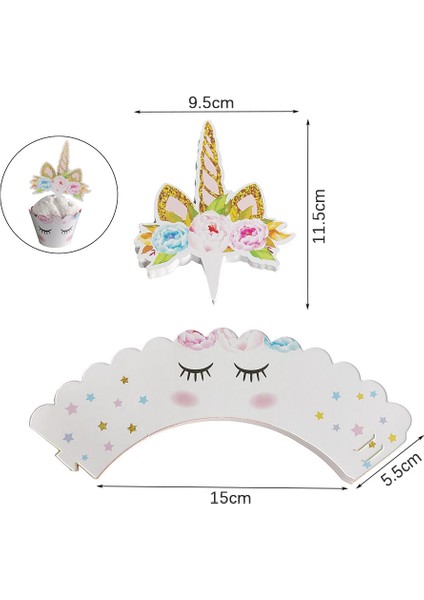 16 Adet 7 Inç Resim Gösterisi Olarak Unicorn Doğum Günü Partisi Tek Kullanımlık Sofra Pembe Unicorn Kağıt Tabaklar Bardaklar Peçeteler Kız Doğum Günü Partisi Bebek Duş Dekorasyonu (Yurt Dışından)