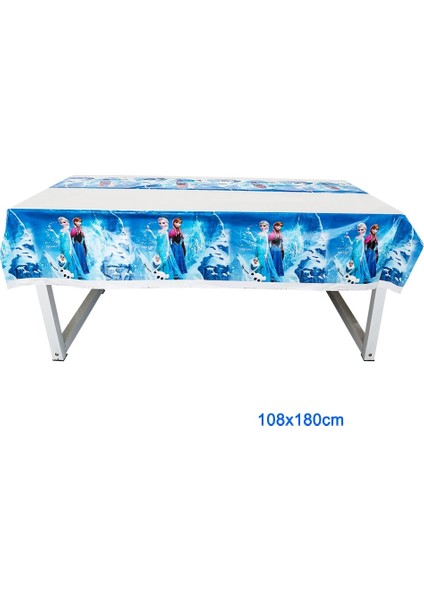 Kürdan FLAG-24PCS Disney Dondurulmuş Tema Parti Elsa Prenses Tek Kullanımlık Sofra Hediye Çantası Kağıt Bardak Tabaklar Kaşık Bebek Duş Dekorasyon Malzemeleri (Yurt Dışından)