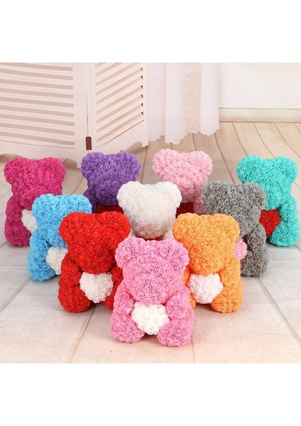 Stil 4 200 Parça 50/100/200 Parça Oyuncak Ayı Güller 3 cm Köpük Düğün Dekoratif Noel Dekor Ev Için Diy Hediyeler Kutusu Yapay Çiçekler (Yurt Dışından)