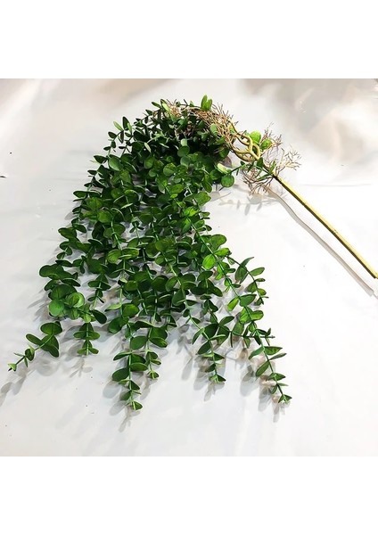104 cm YJLBG-L 104 cm Sahte Okaliptüs Rattan Yapay Bitkiler Asma Plastik Ağaç Dalı Duvar Asılı Yapraklar Ev Bahçe Açık Düğün Dekor Için (Yurt Dışından)