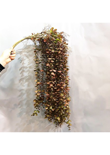 104 cm YJLBG-L 104 cm Sahte Okaliptüs Rattan Yapay Bitkiler Asma Plastik Ağaç Dalı Duvar Asılı Yapraklar Ev Bahçe Açık Düğün Dekor Için (Yurt Dışından)