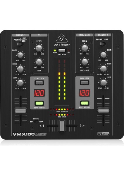 Behrınger Pro Mixer VMX100USB USB Dj Mikseri