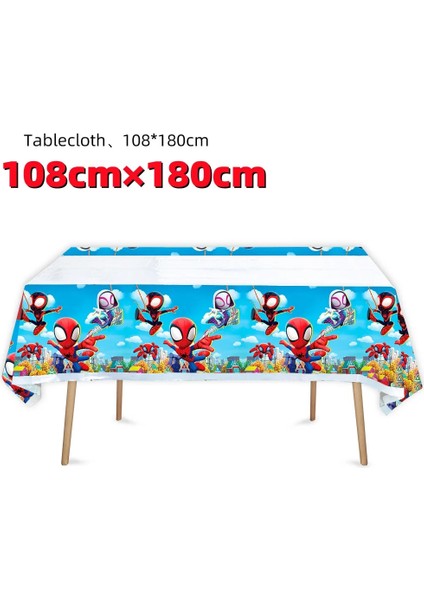Hats-6pcs Spidey ve Onun Inanılmaz Arkadaşları Parti Dekorasyon Malzemeleri Kağıt Tabak Masa Örtüsü Örümcek Adam Tema Bebek Duş Balonları Çocuklar Iyilik (Yurt Dışından)