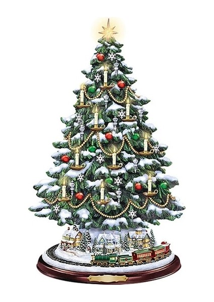 Resim Olarak 20 x 30 cm Noel Ağacı Pencere Çıkartmaları Dönen Heykel Tren Dekorasyon Noel Süslemeleri Kış Ev Mobilyaları 2023 Navidad (Yurt Dışından)