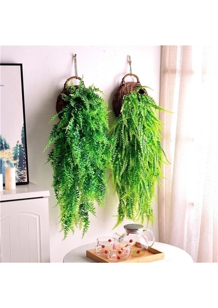 2 Adet Farsça Fern Yaprakları Sarmaşıklar Odası Dekor Asılı Yapay Bitki Plastik Yaprak Çim Düğün Parti Duvar Balkon Dekorasyon Çelenk (Yurt Dışından) modelleri