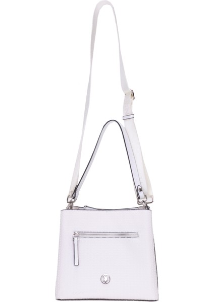 Beyaz U.s. Polo Assn. Kadın Omuz Çantası US8413 modelleri