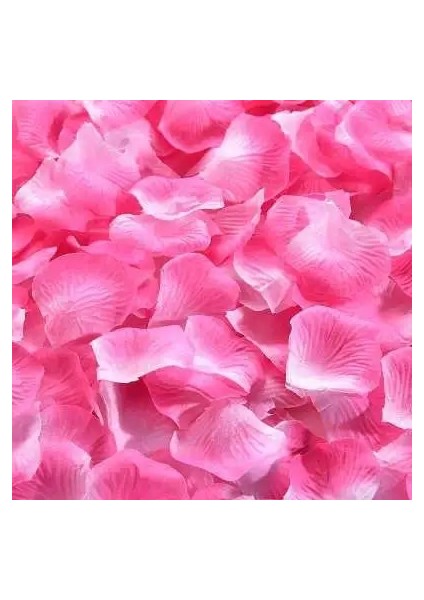 Pembe Beyaz 500 Adet Yapay Gül Yaprakları Düğün Aksesuarları Düğün Parti Dekorasyon Çiçek Yaprağı Simülasyon Ipek Kumaş Gül Yaprakları 5 x 5 cm 50% (Yurt Dışından)