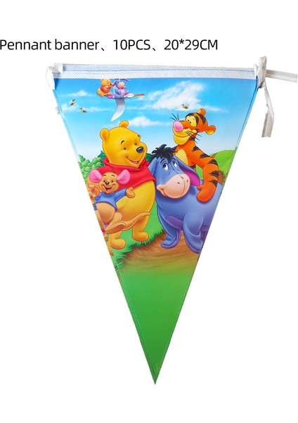 24 Adet Disney Winnie The Pooh Doğum Günü Partisi Malzemeleri Kağıt Bardak Tabaklar Masa Örtüsü Hediye Keseleri Bebek Duş Kız Parti Folyo Balonlar Dekor (Yurt Dışından) fırsatları
