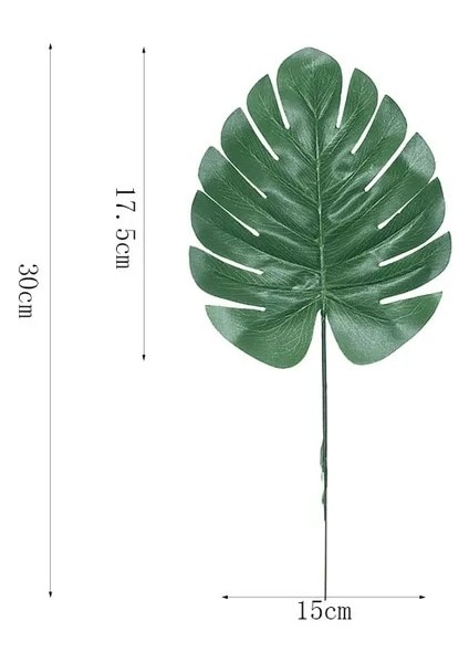 Küçük Monstera Işık Tek Parça Monstera Yapay Bitkiler Plastik Tropikal Palmiye Ağacı Yaprakları Ev Bahçe Dekorasyonu Aksesuarları Fotoğraf Dekoratif (Yurt Dışından)