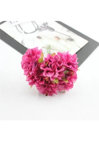 Stil 1 6 Adet/grup 3 cm Ipek Krizantem Yapay Çiçekler Kafa Dıy Çelenk Hediye Kutusu Zanaat Sahte Çiçek Düğün Ev Partisi Dekorasyon Için (Yurt Dışından)