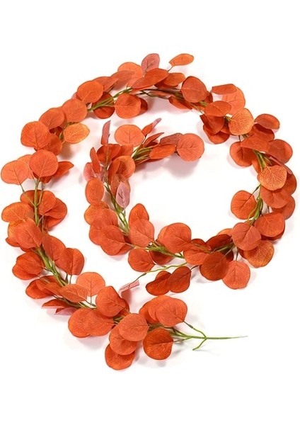 H04-2M Yeşil Okaliptüs Yaprakları Çelenk Wisteria Yapay Çiçekler Rattan Sahte Bitki Ipek Yaprak Vines Düğün Doğum Günü Partisi Dekoru Için (Yurt Dışından)