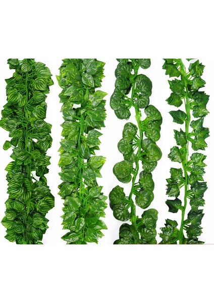 x i Gua Yapay Bitkiler Simüle Yeşil Yaprak Simüle Sarmaşık Yaprak Sarmaşık Şerit Pseudogreen Yaprak Asma Ev Dekorasyon Aksesuarları (Yurt Dışından)