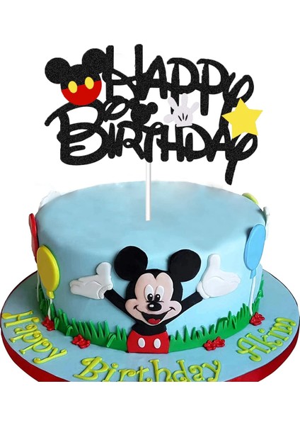 Banner Disney Mickey Mouse Tek Kullanımlık Sofra Parti Süslemeleri Bardak Peçeteler Tabaklar Payet Dekor Bebek Duş Doğum Günü Partisi Malzemeleri (Yurt Dışından) fırsatları
