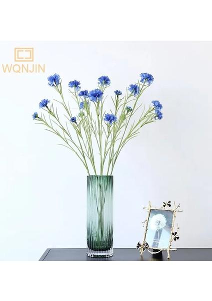 Koyu Mavi Iskandinav Mavi Uzun Dal Yıldızlı Peygamber Çiçeği Ipek Yapay Çiçekler Ev Düğün Parti Dekorasyon Flore Fleurs Artificielles (Yurt Dışından) fiyatları