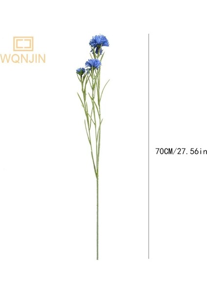 Koyu Mavi Iskandinav Mavi Uzun Dal Yıldızlı Peygamber Çiçeği Ipek Yapay Çiçekler Ev Düğün Parti Dekorasyon Flore Fleurs Artificielles (Yurt Dışından) indirimleri