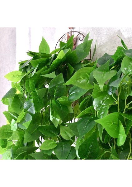 Üzüm Yaprağı Yapay Sarmaşık Sarmaşıklar Sahte Yapraklar Garland 105 cm / 41.3in Uzun Yonca Bitki Duvar Asılı Zemin Buketi Için Çiçek Aranjmanı (Yurt Dışından)